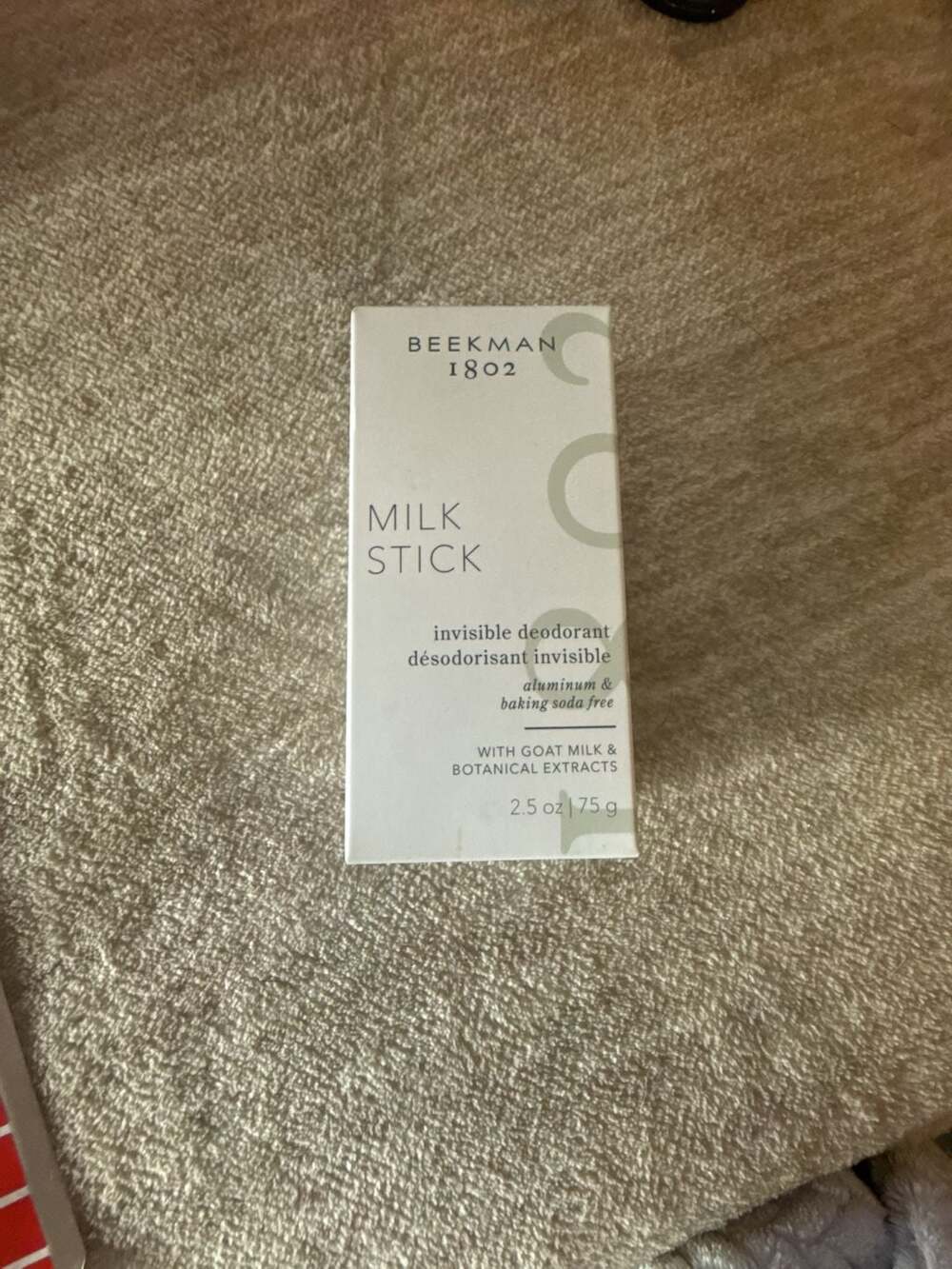 Beekman 1802 Milk Stick Invisible Deodorant 2.5 oz